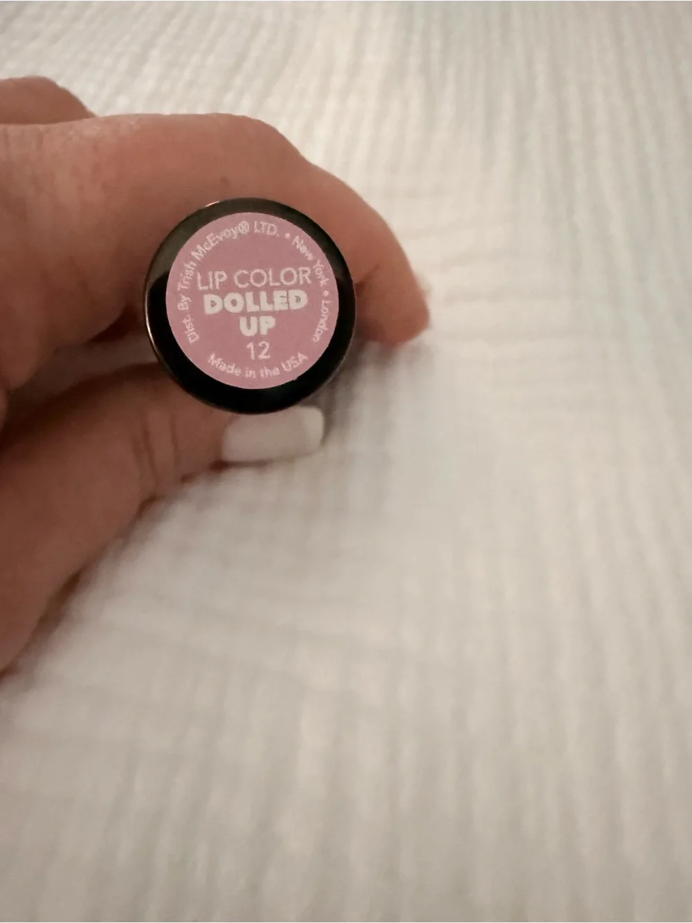 Trish McevoyLip Color Dolled Up 12 - Pink Cream Lipstick NEW Mo Box